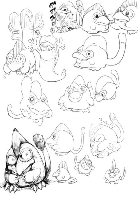 ももんじゃらくがき 