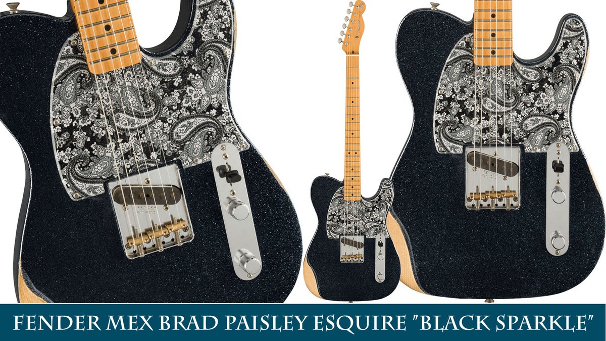 フェンダーによる「Brad Paisley Esquire」が色々面白い！ ボディ材に