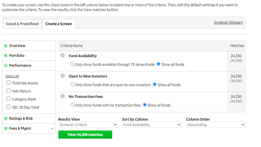 shaneforbes's tweet image. So now trying TD Ameritrade's mutual fund screener.
Total Net Assets should not be categorized under performance. You do so only if you are high.
3 more claps.
#programmingfails