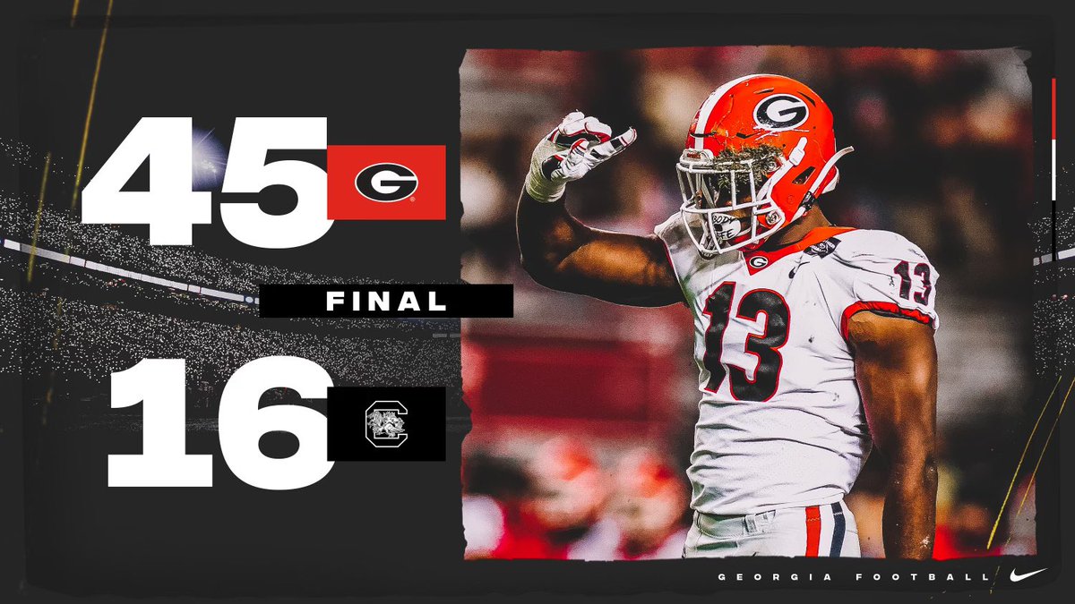 Business handled. 

#ATD #GoDawgs