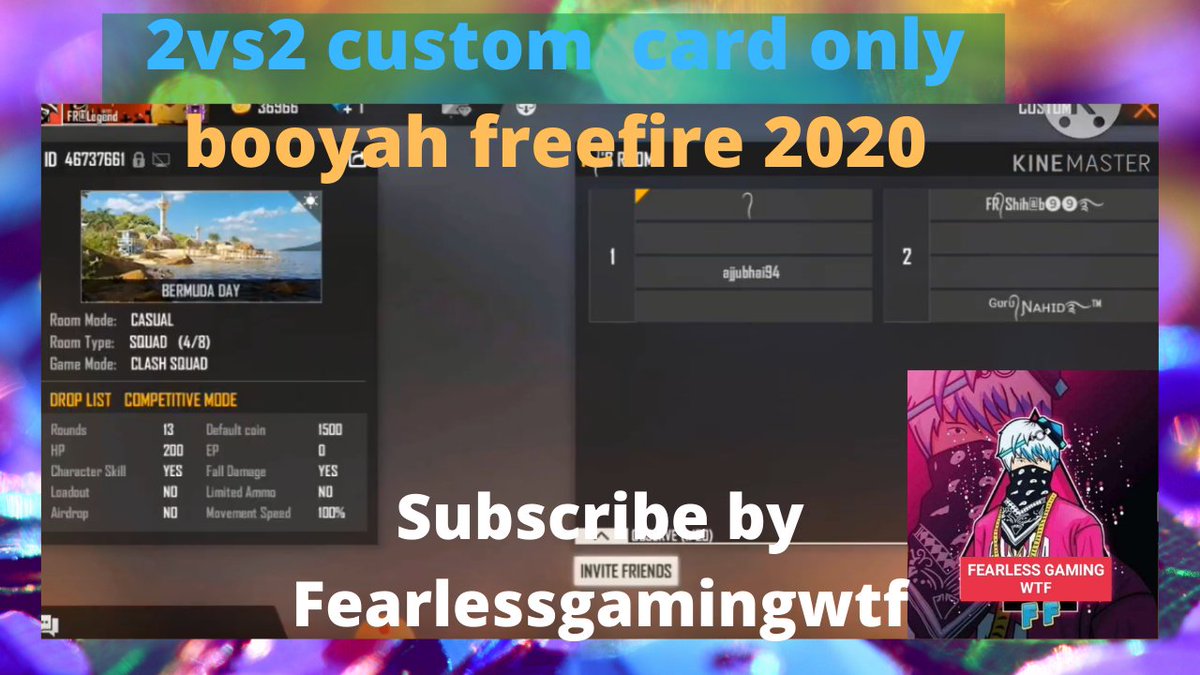 FGamingwtf's tweet image. 2vs2 custom  card only booyah freefire 2020
#FEARLESSGAMINGWTF 
#SmallBusinessSaturday #Booyah #Puebla #LilYase #IndiaKaBattleRoyale #Power5 #Vediogame #game  #freefire #FFCS
Click here to see: youtube.com/watch?v=Ua1npE…