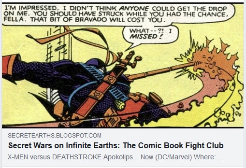 Deathstroke takes a swing at Wolverine! Check out the link for more!