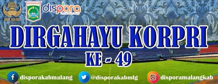 disporakabmlg's tweet photo. Dirgahayu KORPRI yang ke 49
#hutkorpri
#hutkopri2020
#korpspegawairepublikindonesia
#dispora
#dinaspemudadanolahraga
#pemkabmalang
#pemerintahkabupatenmalang
#kabupatenmalang
#theheartofeastjava
#stadionkanjuruhan https://t.co/FzGGuHEwKN