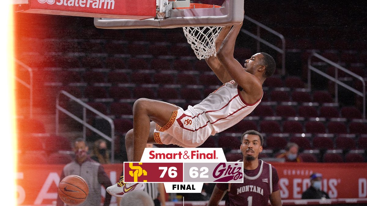 FINAL: USC 76, Montana 62
Trojans cruise to a double-digit win and are now 2-0 on the season! https://t.co/jIk1zr6n1T