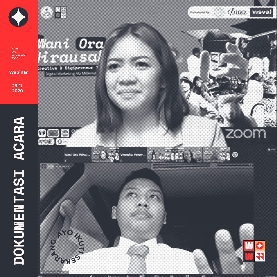 ikmm_ugm's tweet photo. ✨[LIVE STREAMING]✨

Sekarang banget, millenials!

Sedang berlangsung webinar Wani Ora Wirausaha nih teman-teman. Berikut adalah beberapa keseruan Wani Ora Wirausaha 2020.😊✨ https://t.co/HlDghZttaH