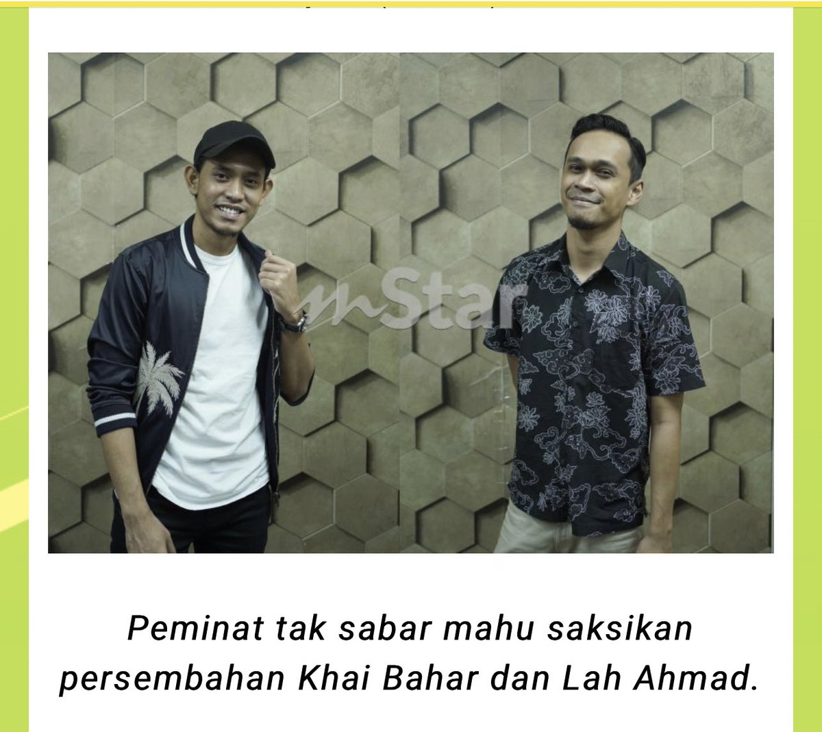 Lina_KB94's tweet photo. @khaibahar94_
@InteamNasyid
@lahdoubleo
#konsertinteam20tahun
#setanggisyurga2020
#khaibahar
Credit : @mstaronline https://t.co/fOnwbN0e7L