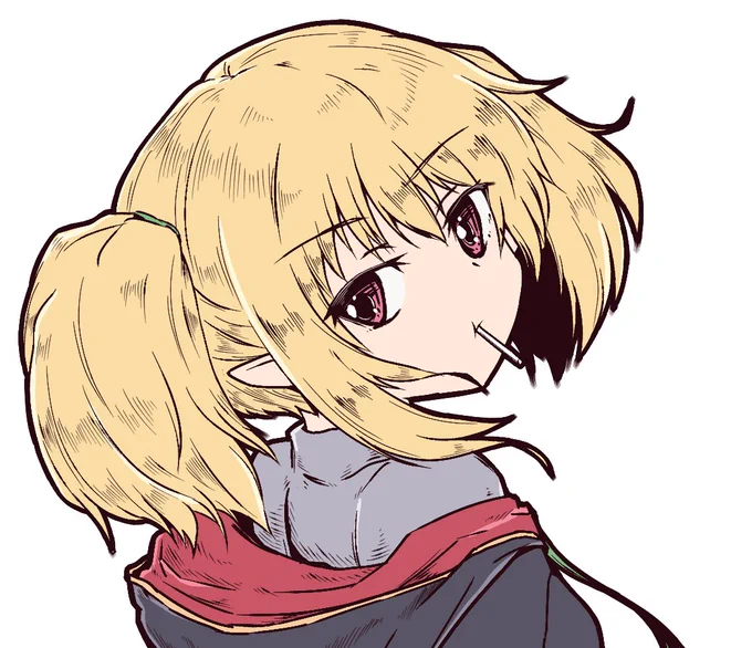 理想のクロエと普段描くクロエ 
