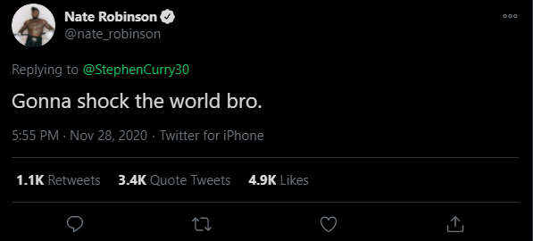 reallyangeles's tweet photo. nate got knocked out by jake now curry😭😭 https://t.co/CTDx37jrR6