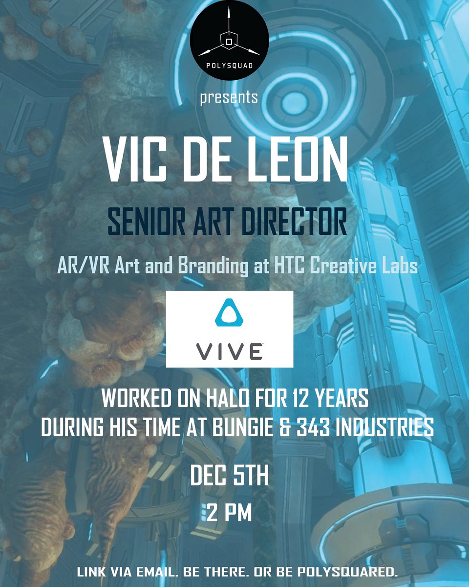 Polysquad presents Vic De Leon on December 5th at 2pm! We look forward to seeing you all attend, dont forget to double check your emails for the zoom invite!