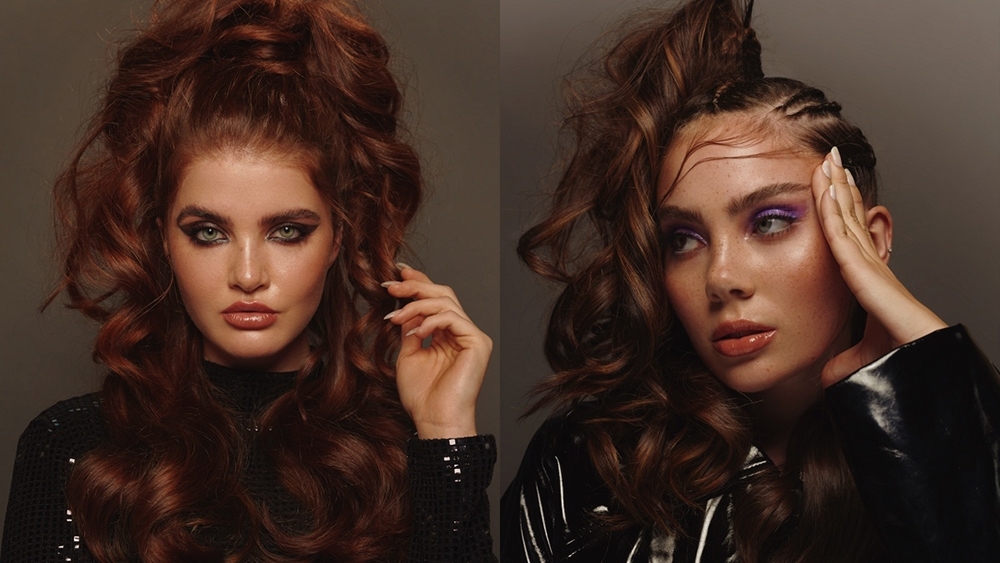LA BEAUTÉ by Daniele Dragotta ❤️❤️❤️ Inspired by the 80s, a collection created with significant movement in the hair, wild curls, defined structure and texture to die for >>> bit.ly/32R3ex4