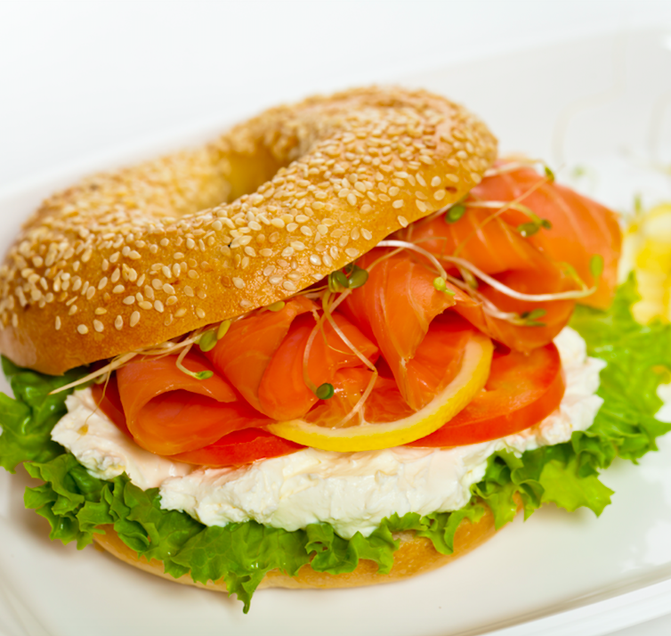 Welcome back to our #TastyTuesdays! If you're running low on ideas for breakfast, why not try a smoked salmon and cream cheese bagel? It's so easy to make and oh so tasty! 😋