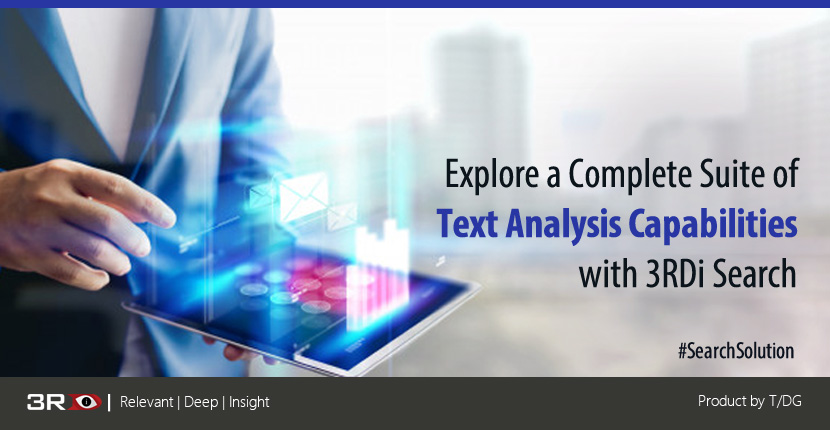 3rdienterprise's tweet image. 3RDi Search is the tool enterprises need for complete text analysis. Request Demo bit.ly/34yYg8m. #SearchSolution #datascience #dataanalytics #textmining #NLP #BigData #EnterpriseSearch #searchrelevancy #3RDiSearch