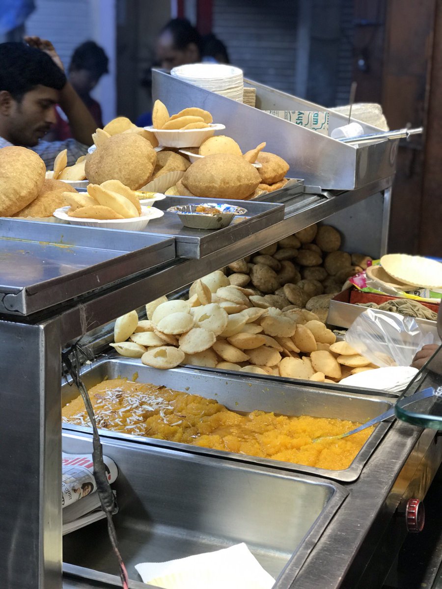 17-11-2019

First visit to Shyam Sweets 😋🤤

Nagori Puri & Halwa ❤️❤️❤️

Can’t wait to visit here... 

#foodie #foodblog #foodblogger #vegetarian #halwai #DelhiFood #DelhiFoodie #OldDelhi #ChawriBazar #PuriHalwa #travel #TravelBlogger #Memories #Throwback #Lassi