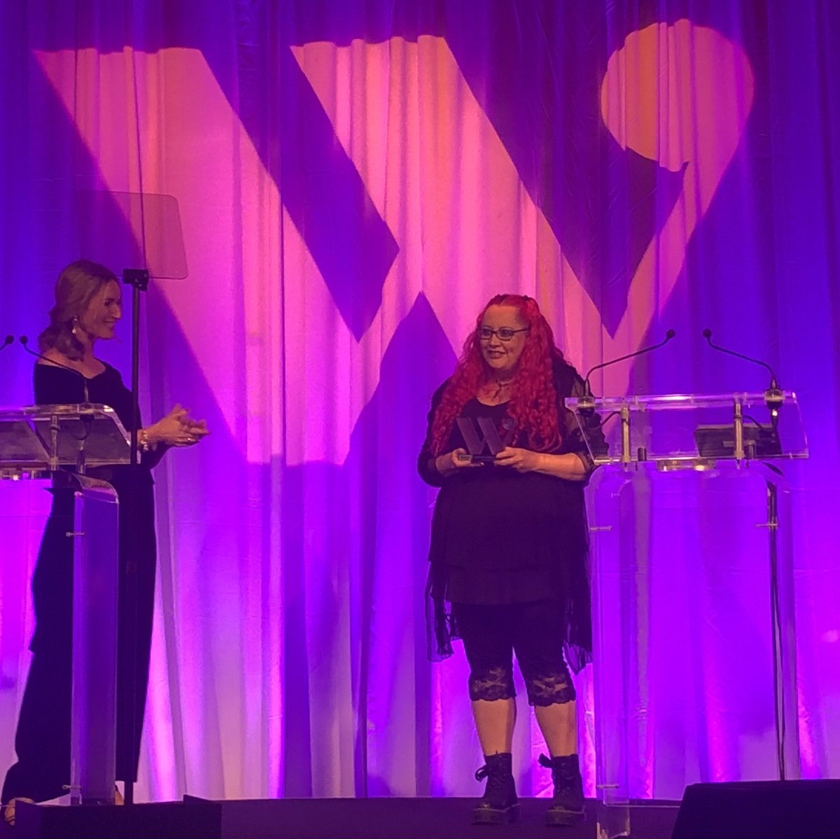 KatevP's tweet photo. ⁦@SiouxsieW⁩ takes away the Supreme Award @ the ⁦@WestpacNZ⁩ ⁦@NZStuff⁩ Women of Influence Awards #woinz https://t.co/Ngh01jEh88