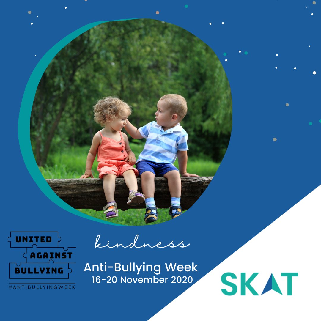 Skat_Limited's tweet photo. Little kindness goes a long way and it’s the most important lesson we can teach young children from the very beginning.  #antibullyingweek2020 https://t.co/ekei5uMBCq