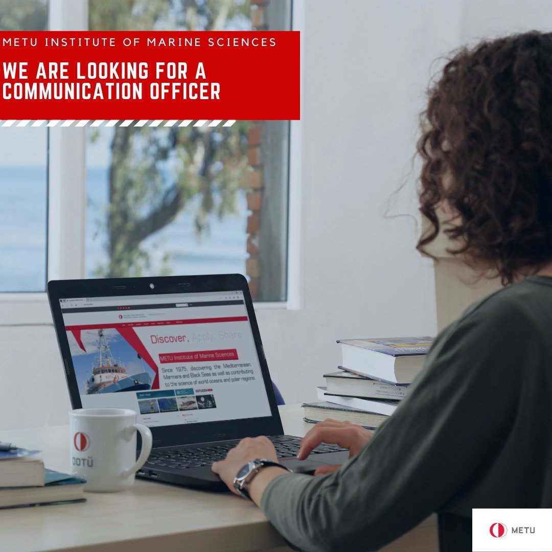 Discover, Apply, SHARE! METU Institute of Marine Sciences is looking for a communication officer to be based in Mersin, Turkey. For further information about the position and application criteria ➡️ims.metu.edu.tr/announcement/o…
#jobapplication #hiring #recruitment #communicationofficer