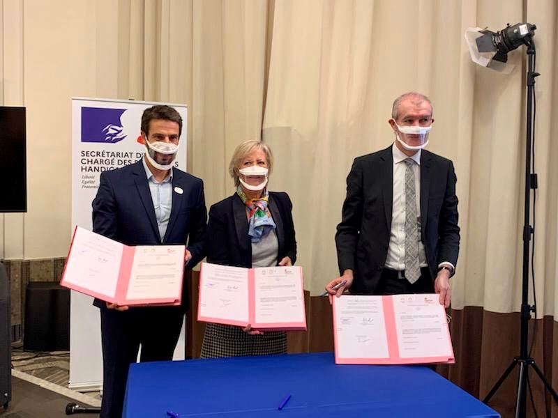 s_cluzel's tweet photo. Signature de l’engagement pour l’#emploi des personnes handicapées @Paris2024 @TonyEstanguet
#Engagement fort pour une politique RH inclusive avec convention @Agefiph_ :
Outil et levier pour permettre #maintien #sensibilisation #recrutement #accompagnement des personnes #handicap https://t.co/eFscMzUh8X