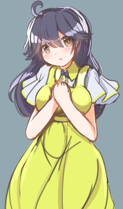 潮さん～進水日おめでとう～!
#艦これ版深夜の真剣お絵描き60分一本勝負 
#艦これ版真剣お絵描き60分一本勝負_20201117 