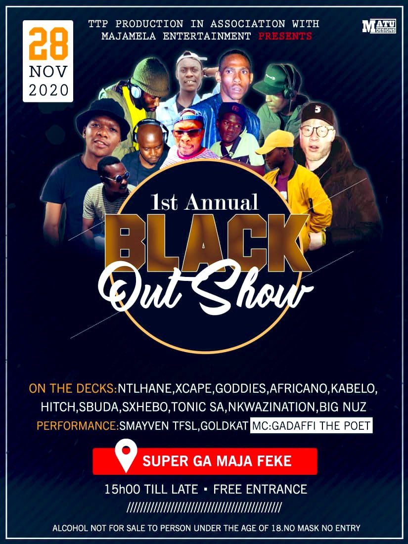 MajamelaEntert1's tweet photo. ๐จ๐จ๐ฅ๐ฅ๐จ๐จ
#HoodConnects
#VillageSwag
#GoodVibez
#GoodPeople
#GoodMusiq
#GoodAmbience
๐#SuperFeke
@Given_Maps @XcapeDj @FaloopaSA @GODDIESSA @djntlhane_sa https://t.co/3Y47V7B1te