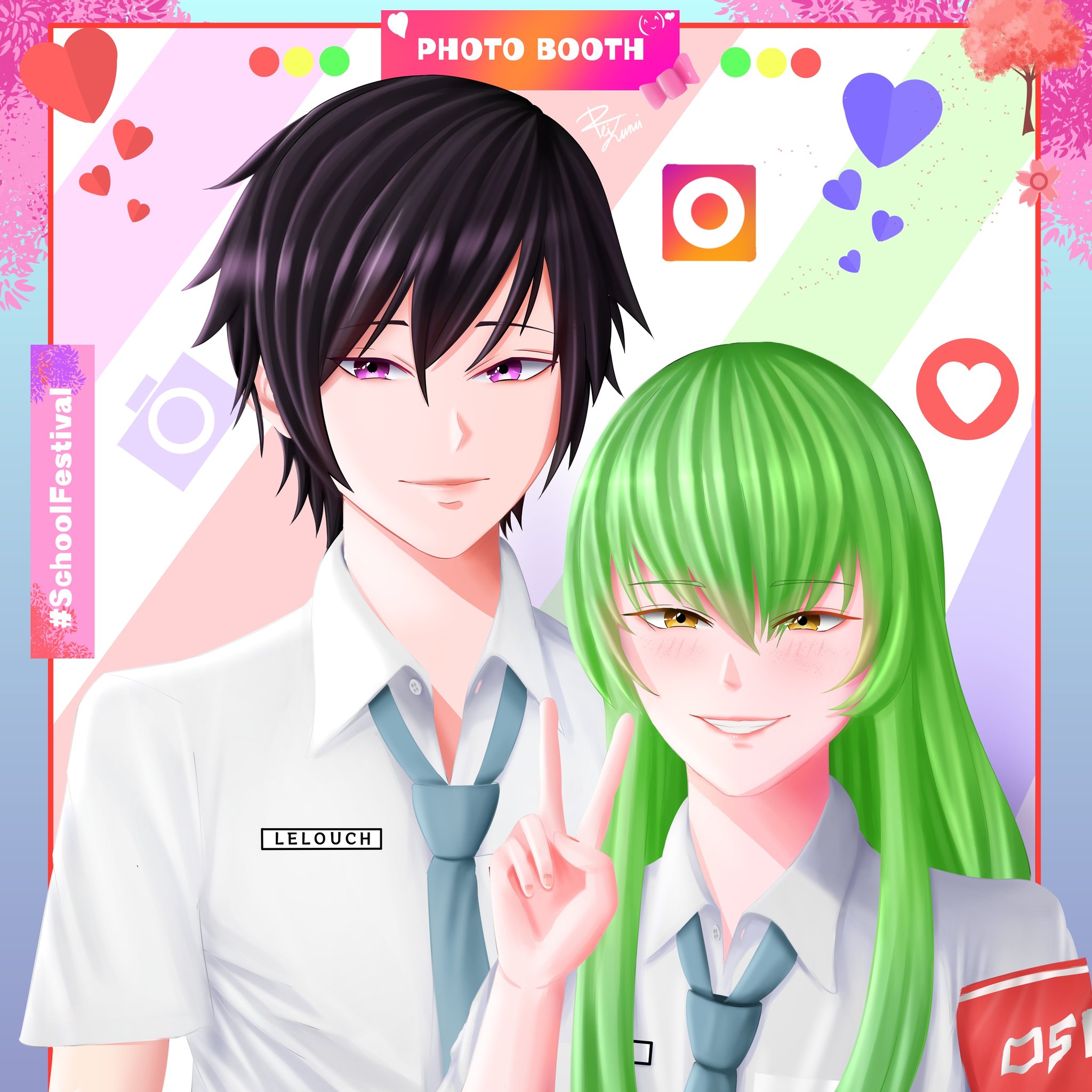 泉麗 Lelouch Amp Cc Fanart Code Geass Late Post T Co Rprm5qcv6q Twitter