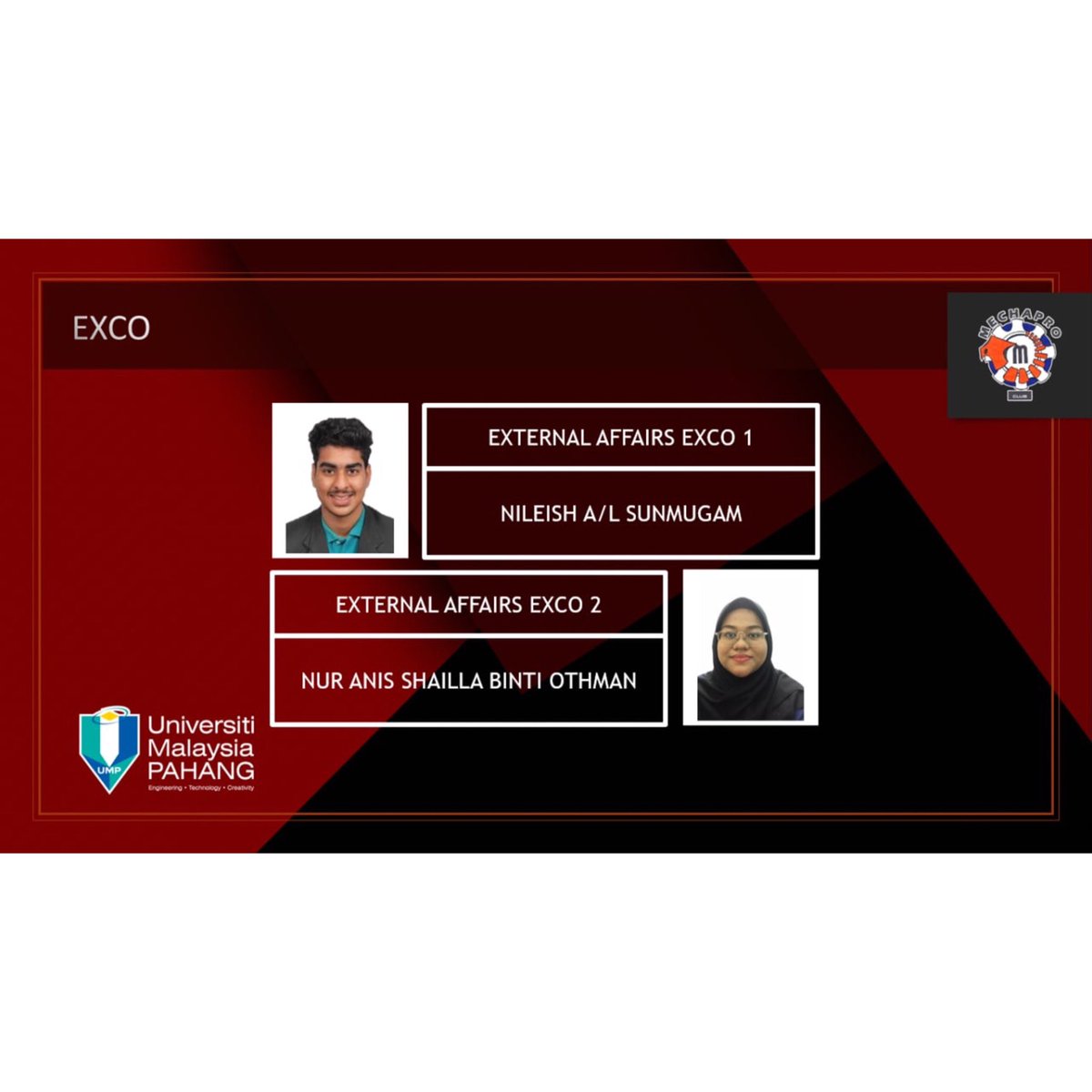 TwtMECHAPRO's tweet photo. Ahli Jawatankuasa Mechapro Sesi 2020/2021 ❤️ Part 2

#mechaproump
#universitimalaysiapahang
#ftkma https://t.co/hRGVGE2lFT