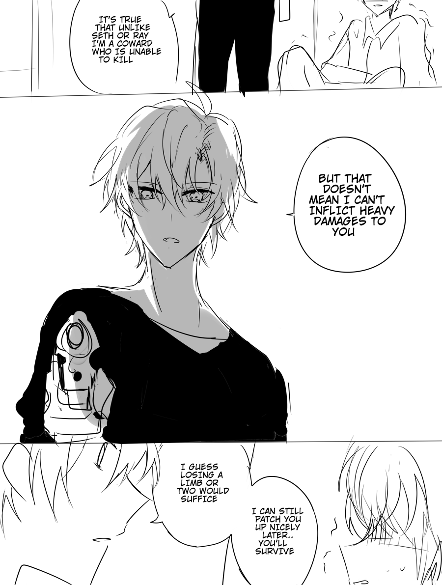 [OC] have i ever said that the plot is about survival in post apocalyptic world? well now you know
the theme is quite heavy but i proceed with 93922424 happy AUs of them 