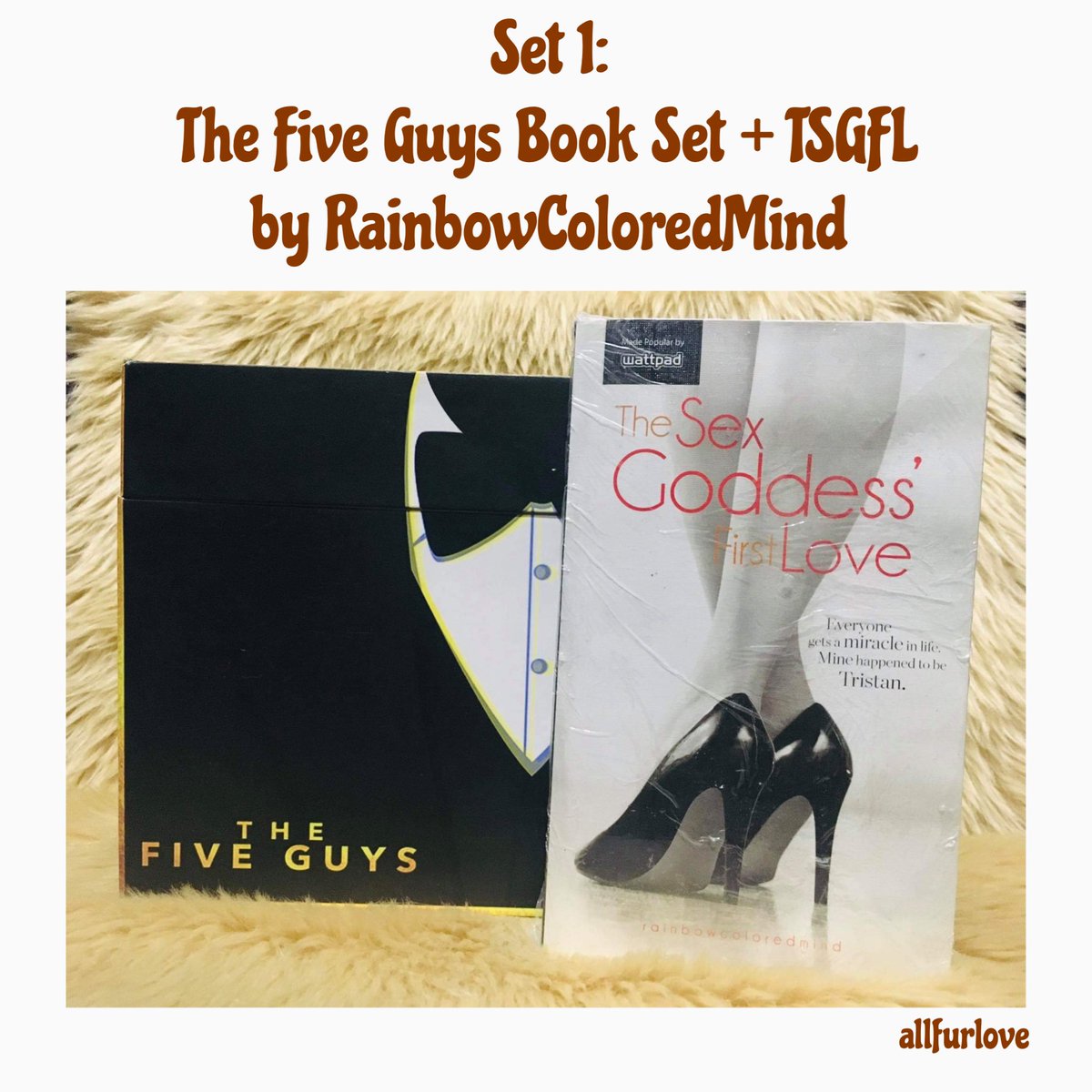 rainatics69's tweet photo. Kasama sa raffle ang THE FIVE GUYS Book Set + TSGFL ni RainbowColoredMind. Kung wala ka pang kopya, ito na yung chance mo na magkaroon. 💖 https://t.co/lQCuzfZaG4