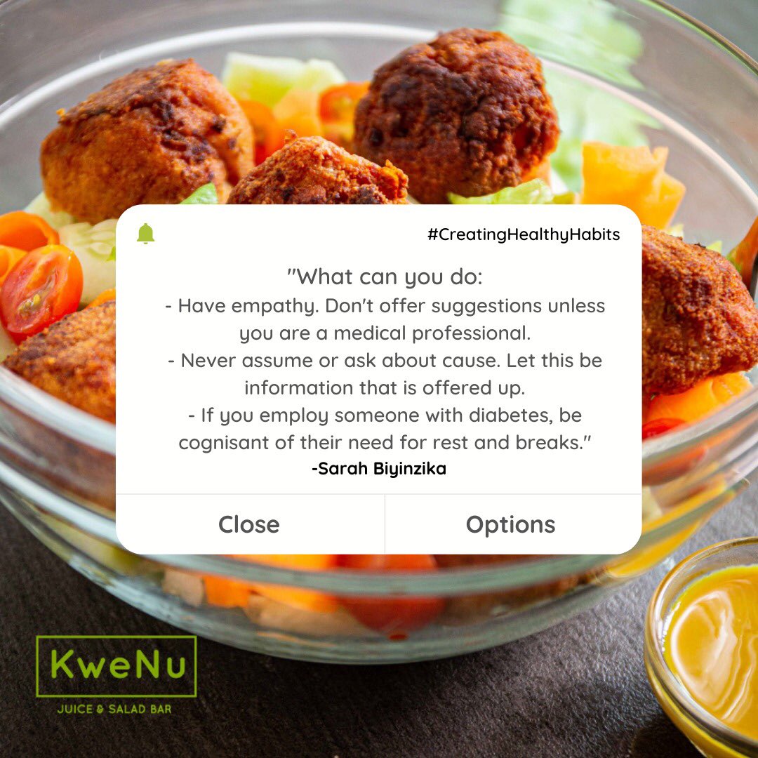 KweNuKampala's tweet photo. In honor of World Diabetes Day on 14th Nov, we had our 5th #KweBoozi episode with Sarah Biyinzika, a type 1 diabetic living in Uganda.
She shared her journey on the challenges she’s faced and how she has overcome them whilst also sharing tips on a sustainable life. https://t.co/IK0tiVihd6