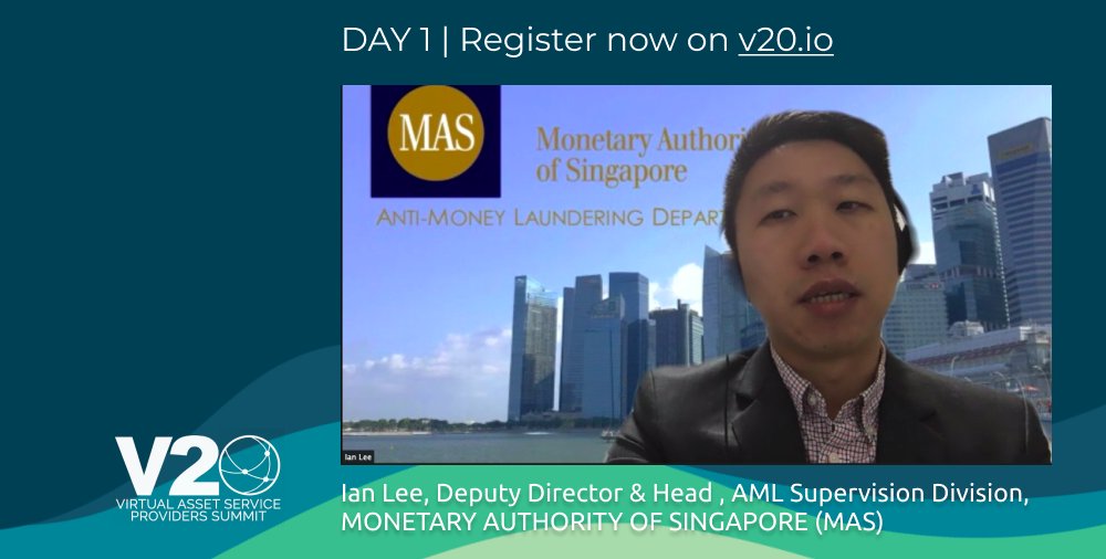 Ian Lee of on how <a href="/MAS_sg/">MAS</a> aligns #DigitalPaymentToken services with <a href="/FATFNews/">FATF</a> standards.

#virtualasset20 #DPT