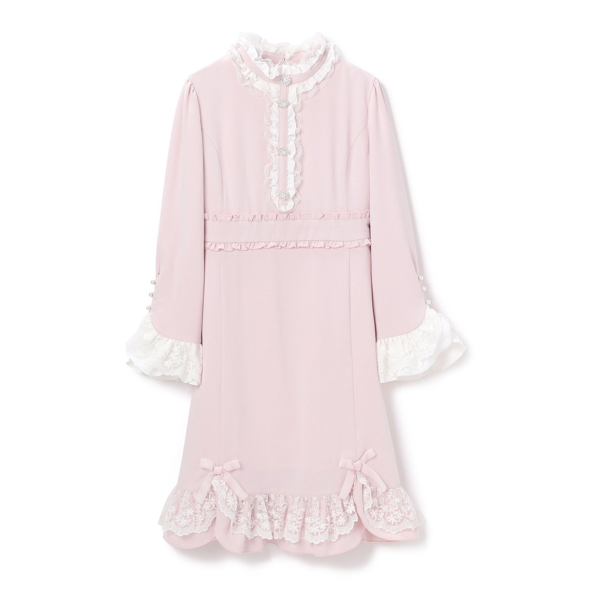 mille fille closet ミルフィーユクローゼット フリル襟ブラウス mille fille closet ミルフィーユクローゼット フリル襟ブラウス