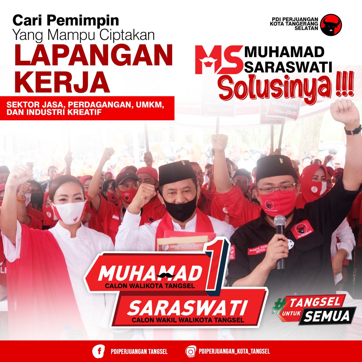 990Manda's tweet photo. Jangan lupa pilih pemimpin yg mumpuni &amp; teruji.. 

#muhamadsaraswatisejahterakantangsel https://t.co/gIyDDPNTct