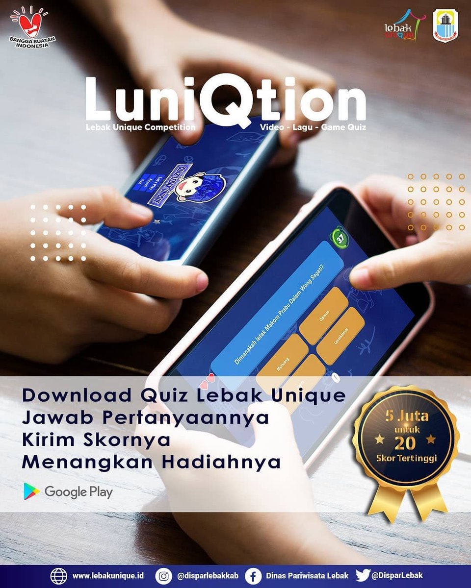 Dinas Kebudayaan Dan Pariwisata Kabupaten Lebak tweet media