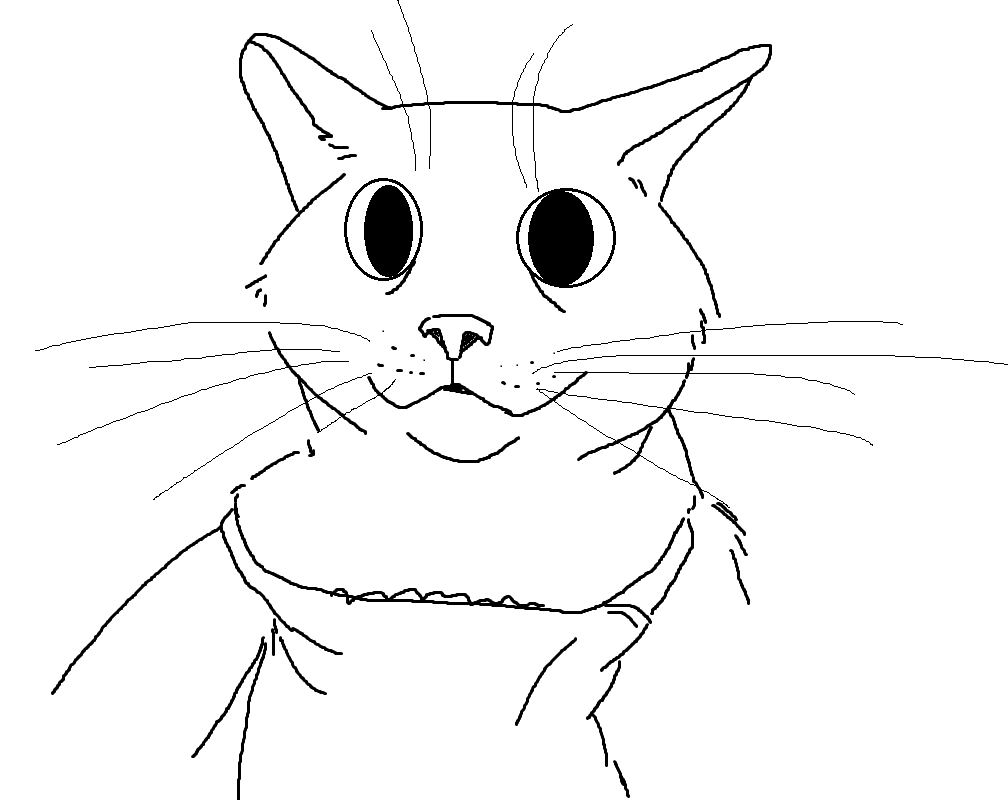 poorly drawn cats: a thread