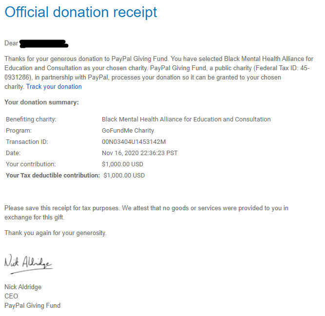 RollMeInZine's tweet photo. Hi everyone!
Forgive us for the delay (it took a few days for the money to transfer), but we're happy to say we raised $1,000 dollars ($994.72, but we topped it off to be $1,000). 

Thank you all so much for supporting @BlkMentalHealth and our zine! We hope you all enjoyed it!!🌈 https://t.co/nrMA6Fip8T