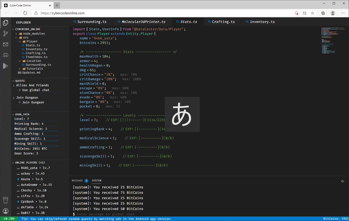 84b6_kou's tweet image. やっとレベル7になったぜ。

#CyberCodeOnline
