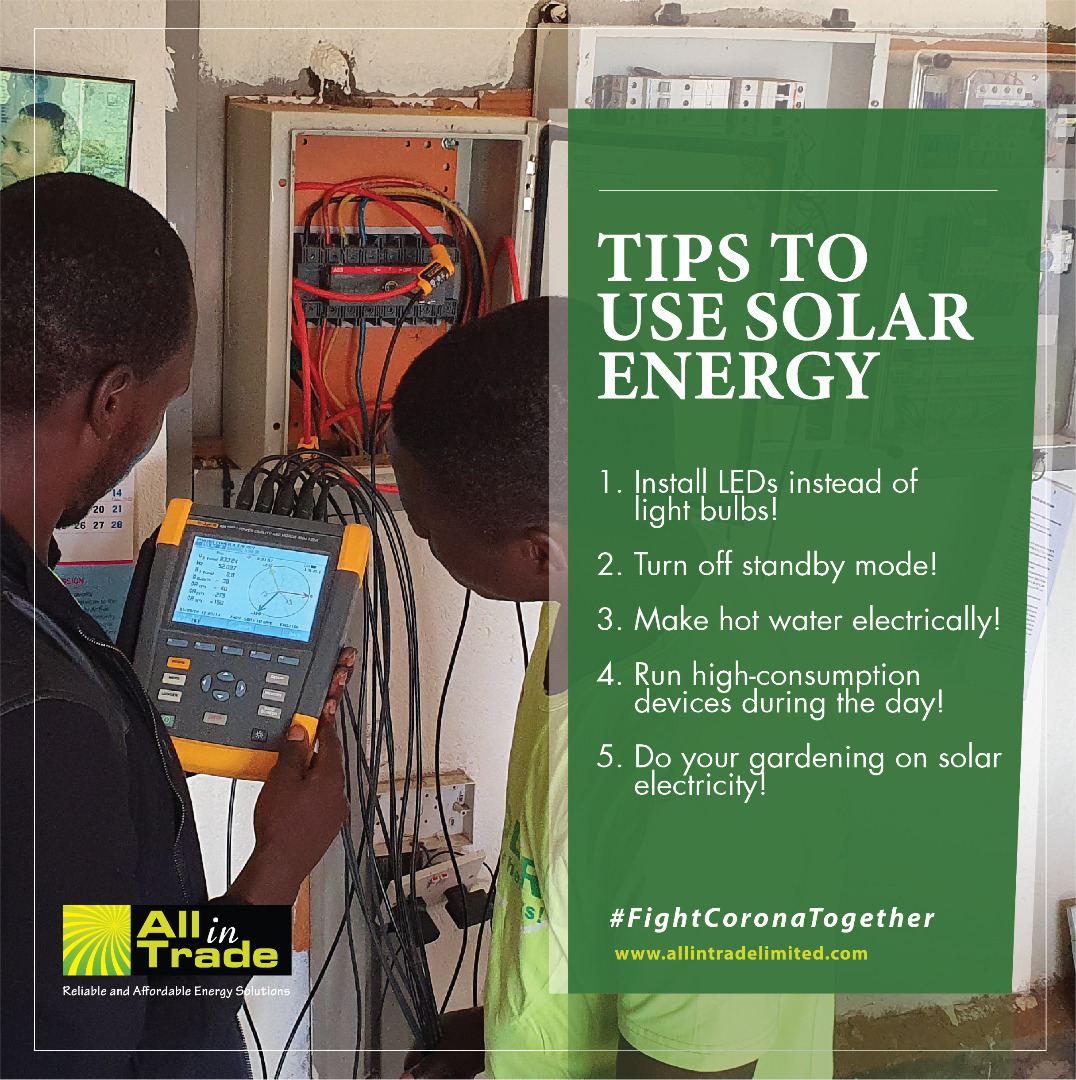 Allintrade's tweet image. Did you just have a solar system installed on your property? Get the best out of your system with the following tips
#solarenergytips #solarenergyforlife #solarenergy☀️