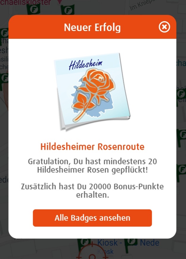 FanaticGeo's tweet photo. Thank you @flagstack for this badge and the 20000 points. Had a nice tour to a lot of beautiful places in #Hildesheim this morning. But there are a lot more... #gpsgame #locationbasedgame https://t.co/hBxlUER3GB