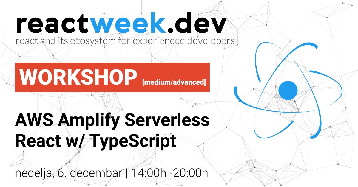 HypeTechdev's tweet photo. AWS Amplify gives great power to the developers. Do you know why &amp; how?
Let’s practice creation of functions in Typescript, and building React applications hosted on AWS Amplify.  https://t.co/7tM8yjugrB 
#reactweekdev #reactjs #javascript #typescript #awsamplify #serverless https://t.co/Q4XufavGKk