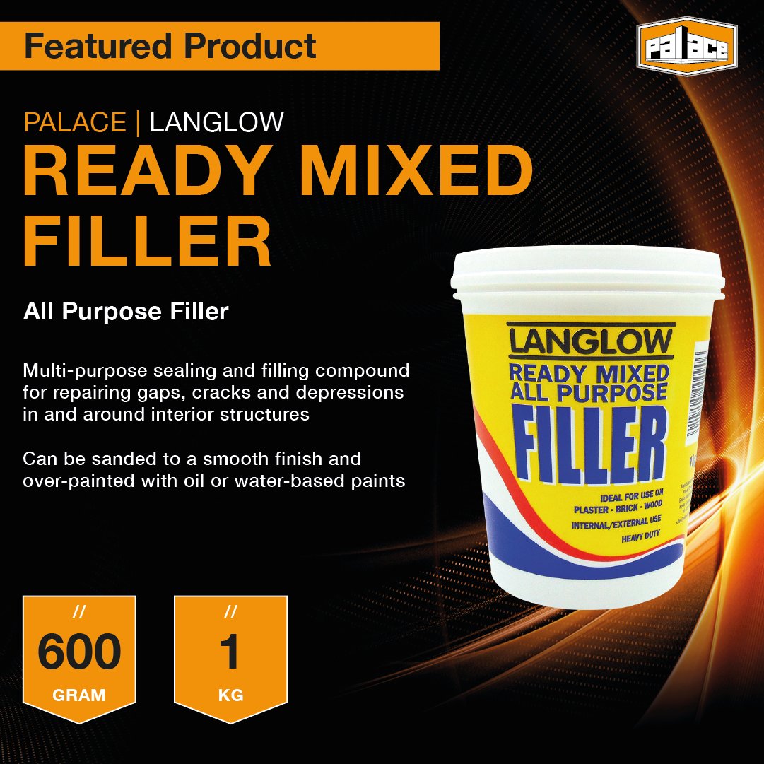 palacechemicals's tweet photo. Ready Mixed Filler can be used to seal or fill gaps, crack and depressions in and around interior structures. It can also be sanded to a smooth finish, allowing for overpainting.
Visit our website for more information https://t.co/BiQyAK34JS
#palace #palacechemicals #langlow https://t.co/iR7xTjBNp0