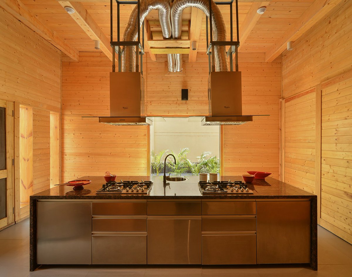 LivingetcInd's tweet photo. Archohm along with Design Factory India collaborated to craft this gorgeous wood house in Noida. Inspired by Swiss Chalet, the architects did an Indian take on the same and created a marvel! Subscribe to our latest issue to explore more. https://t.co/BPH7j7GJi0