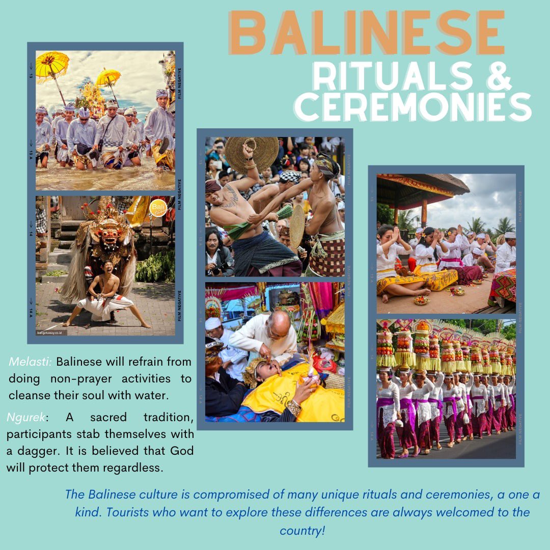 What else is there? There’s also this ceremony called Melasti, they refrain from doing non-prayer activities including cooking or working and go to the beach to cleanse their soul with water. What for? To clean the humane body and the earth from badness or bad spirits.