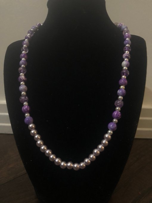 Excited to share the latest addition to my #etsy shop: Purple And white pearl Necklace beautiful hand<a href="/tag/etsy"class="tags">#etsy</a><a href="/tag/purple"class="tags"><span>#purple</span></a><a href="/tag/women"class="tags"><span>#women</span></a><a href="/tag/white"class="tags"><span>#white</span></a><a href="/tag/yes"class="tags"><span>#yes</span></a><a href="/tag/round"class="tags"><span>#round</span></a><a href="/tag/no"class="tags"><span>#no</span></a><a href="/tag/bacheloretteparty"class="tags"><span>#bacheloretteparty</span></a>