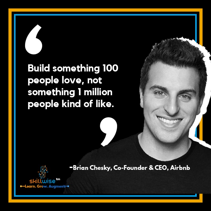 SkillwiseS's tweet photo. If you want to create a great product, just focus on one person,” “Make that one person have the most amazing experience ever.”
.
.
@Airbnb @Airbnb_in @bchesky
#brianchesky #Airbnb #Motivation #quoteoftheday #tuesdaymotivations #tuesdayvibe #DigitalMarketing #upskill #skillwise https://t.co/YCcqJ5o5Xe