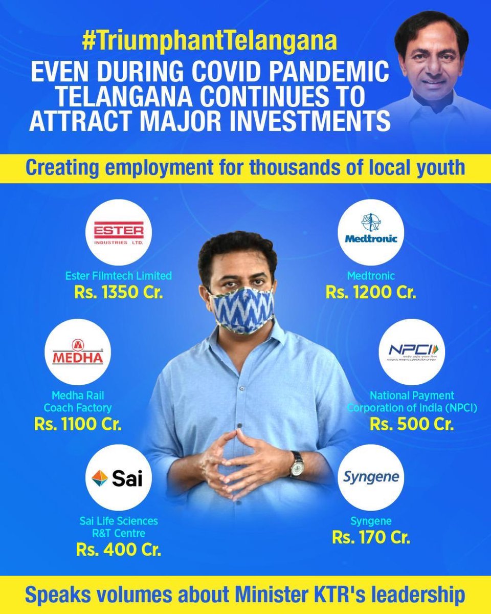 PuttaVishnuVR's tweet photo. ✅“एक और धक्का ज़ोर से, इस बार सौ पक्का कसम से”👊
#Hyderabad witnessed unprecedented growth in the last 6 Yrs.(Potable Water, 24/7 Power, revamped Drains, #BastiDawakhanas,#PattanaPragati,#HarithaHaram,#ThemeParks, #SRDP,#CRMP,#2BHK, #PoliceCommandCC,#TSiPAAS,#TSbPAAS)
@KTRTRS https://t.co/NYMTg3OUNY