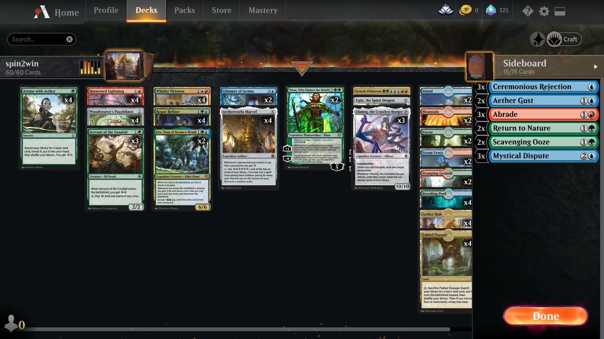 yerauldamtg's tweet photo. temur marvel is the truth 6-0 on ladder today. tweaked the deck a few times and landed here. 
@ArenaDecklists @MTG_Arena https://t.co/RwAZ2qcwQp