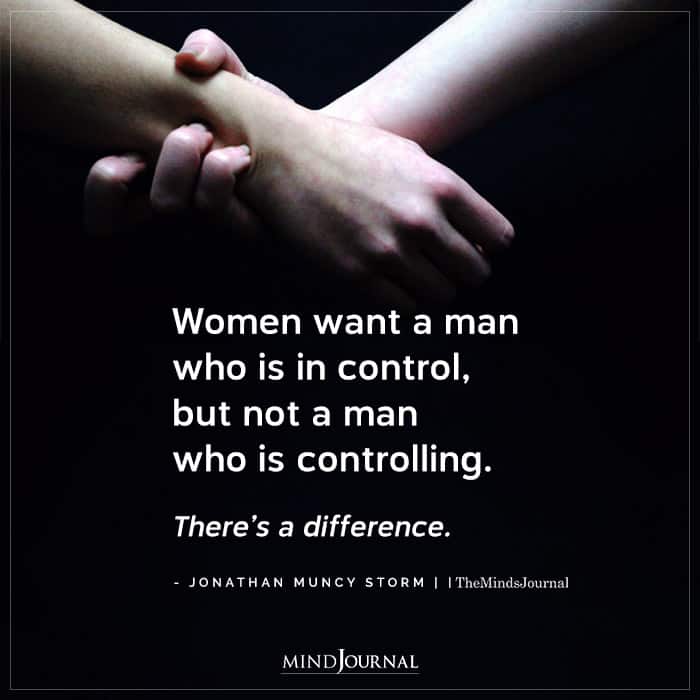 never tolerate in dating controlling men