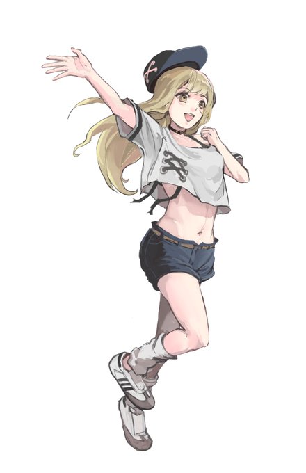へそ出しのtwitterイラスト検索結果 古い順