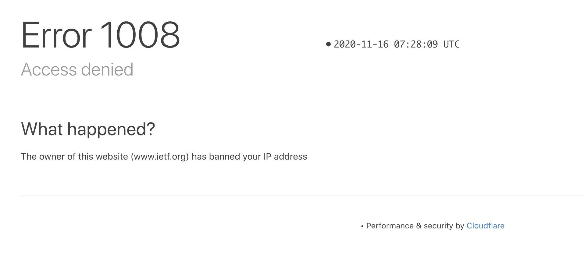 Shivan Kaul Sahib Is Cloudflare Telling Me To Go To Sleep Ietf109 T Co M7vrjuofly Twitter