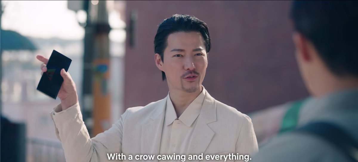 Dosan acknowledged that crows are believed to bring bad luck, but made it clear he didn't believe in superstition and finds it absurd.