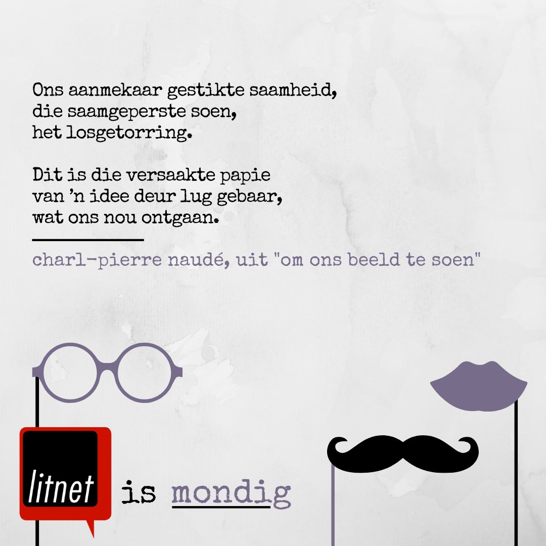 mylitnet's tweet photo. #digkunsdinsdag met Charl-Pierre Naudé 🧶 https://t.co/Ei9gibxGXO